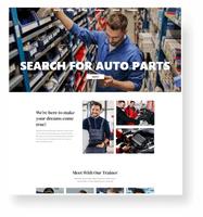 Développement de site e-commerce RoyalCraft Auto Parts avec recherche de numéro VIN, compatibilité du catalogue de produits, vérification et paiements en ligne