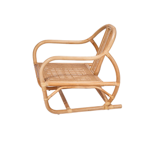 Fauteuil lounge en rotin éco-responsable Handwicker, style mid-century modern, pour intérieur et extérieur, en provenance du Vietnam - Product Image 2