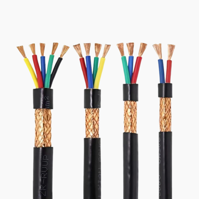 Flexible Shielded Copper Control Cable 1.5mm 2.5mm 4.0mm 2.5mm Multi Core PVC Insulated Shield Control Wire
