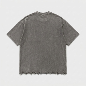 เสื้อยืดโอเวอร์ไซส์ผ้าคอตตอนพรีเมียมเนื้อหนัก สวมใส่สบาย ทรงบ็อกซี่ เป็นมิตรกับสิ่งแวดล้อม ระบายอากาศได้ดี น้ำหนัก 230 กรัม สไตล์สตรีทแวร์ - Product Image 1