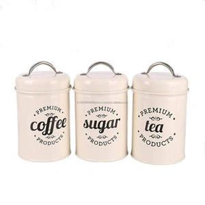Organisateurs de rangement pour la cuisine Pots et bocaux Boîtes de rangement galvanisées avec poignée Boîtes de rangement en métal imprimées sur mesure et très demandées - Product Image 3
