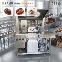 Machine d'enrobage automatique au chocolat avec tunnel de refroidissement, machine industrielle de recouvrement au chocolat pour bonbons, biscuits, noix