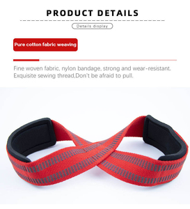 Sangle de musculation unisexe en coton réglable avec logo personnalisé, design respirant et antidérapant pour la musculation et l'haltérophilie - Product Image 5