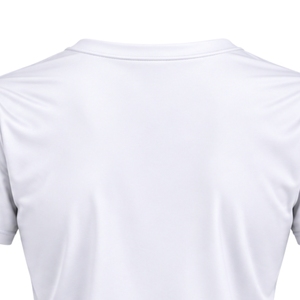 Camiseta de entrenamiento personalizada con cuello en V para mujer Sigma Gamma Rho, top deportivo de manga corta con letras griegas para hermandades, venta al por mayor - Product Image 4