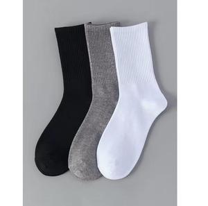 Custom Unisex Casual Breathable Anti-Slip Logo Running <b>Socks</b> Oem Designer Compression Viscose Bamboo Polyester <b>Men's</b> Crew <b>Socks</b> - Product Image 1