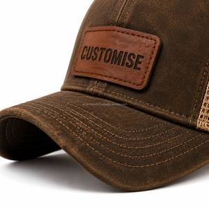 Gorra Trucker Personalizada de 5 Paneles para Hombre, con Logotipo Bordado, Malla, Ajustable, Cierre a Presión, Venta al Por Mayor - Product Image 4