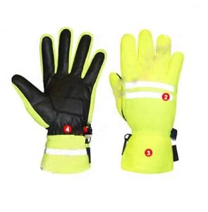 Guantes ligeros de alta visibilidad para conducir, motocicleta de cuero, guantes mecánicos resistentes a productos químicos - Product Image 3