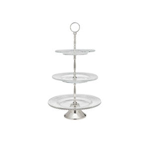 Support à gâteau en métal fait main de haute qualité à 2 niveaux, solution de service multi-usage pour mariages, fêtes et décoration de table à la maison - Product Image 4