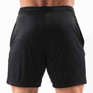 Customized Logo Casual Sublimation Transfer Print High Quality Polyester/Cotton Men Solid Pattern Mesh Short - Product Image 3