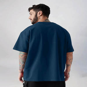 Custom Men's <b>Tshirts</b> Blank Streetwear <b>High</b> Quality T Shirts 100%cotton Heavyweight Oversized Crew <b>Neck</b> <b>Tshirts</b> for Men - Product Image 3