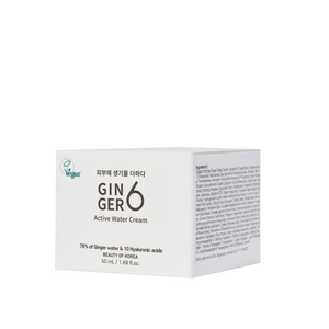 Crème hydratante active au gingembre - Hydratant végétalien éclaircissant à l'eau de gingembre, niacinamide et acide hyaluronique pour femmes, tous types de peau - Product Image 3