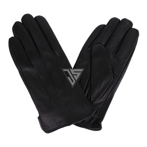 Gants d'hiver en cuir pour hommes, épais, avec couche supérieure en cachemire, en peau de mouton, coupe-vent, chauds, pour la conduite, l'équitation, compatibles avec les écrans tactiles - Product Image 1