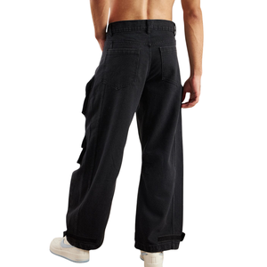 Pantalones Vaqueros de Moda Primavera para Hombre, Estilo Cargo, Tejido Transpirable, con Múltiples Bolsillos, Diseño Utilitario, Estampado 3D de Dibujos Animados - Product Image 6