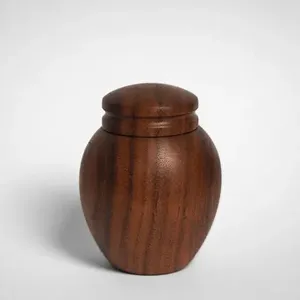 Urna Funeraria de Madera de Lujo, Porta Recuerdos Conmemorativo, Diseñada con Construcción Duradera y Detalles Superficiales Finos - Product Image 3