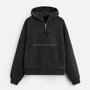 Vente en gros Pulls à capuche Sweats à capuche personnalisés Logo personnalisé Poids lourd Sweats à capuche pour hommes vierges - Product Image 3