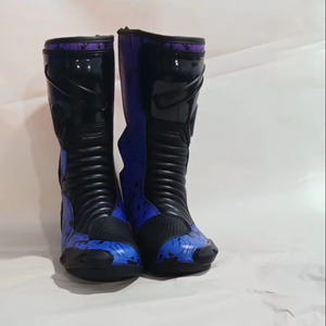 Bottes de moto en cuir véritable, modèle 2026, les plus vendues, pour la course et la conduite - Product Image 1