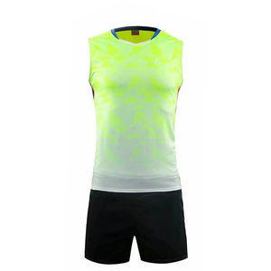 Men's Customizable Volleyball Uniform Sets Latest Design Custom Team Name Number Wholesale Price Custom Color 100% Polyester - Product Image 4