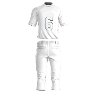 High Quality <b>Baseball</b> Uniform Men Custom Logo Jersey Pants Set Team Wear Wholesale Supplier - Product Image 4