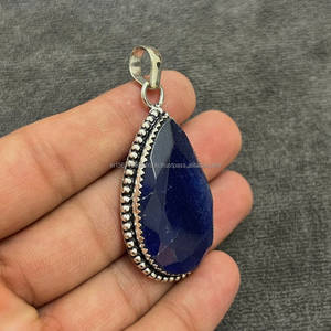Colgante de diseño hecho a mano de Plata de Ley 925 sólida, colgante de piedras preciosas increíble, regalo de joyería para madre, colgantes y dijes finos - Product Image 5