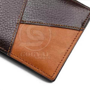 Portefeuilles en cuir de couleur unie fabriqués au Pakistan, service OEM, portefeuilles en cuir à faible MOQ - Product Image 4