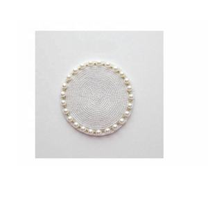 ที่รองแก้วลูกปัดแก้วลายดอกไม้ทำด้วยมือถาดรองแก้วตกแต่งทันสมัยสำหรับโต๊ะกาแฟดีไซน์ล่าสุด - Product Image 4