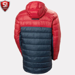 SUMROOS INDUSTRY Men's Solid Canvas Hooded Puffer Jacket <b>Winter</b> Casual Windproof <b>Thick</b> Quilted <b>Coat</b> with Zipper Closure - Product Image 2