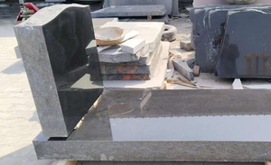 Premium Handcrafted Granite Tombstone European Style Traditional Cross Memorial Monument for Cemetery Burial Grounds Durable - Product Image 4