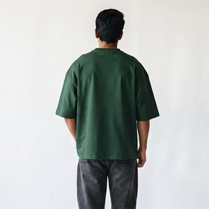 เสื้อยืดโอเวอร์ไซส์ทรงบ็อกซี่สำหรับผู้ชาย ผ้าโพลีเอสเตอร์/คอตตอน สีพื้น สไตล์ลำลอง คอกลม แขนสั้น พิมพ์ลาย ทรงพอดีตัว เหมาะสำหรับใส่ในฤดูร้อน สตรีทแวร์ ฮิปฮอป - Product Image 2