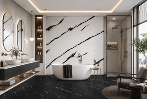 Carrelage vitrifié émaillé Azure Onyx à lueur constante 600x1200mm, résistant aux taches, au feu, au glissement et aux chocs thermiques - Product Image 3