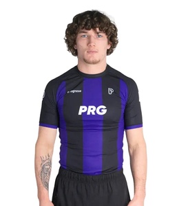 Personalice su propio logotipo Sublimado Manga completa Rash Guard MMA Rash Guard BJJ Rash Guard, Camisa de compresión MMA Rashguard para hombres - Product Image 1