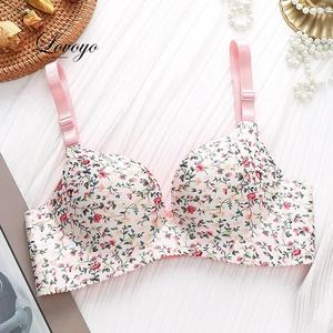 Sujetador sin costuras con estampado floral para mujer, lencería sexy, sujetadores push-up florales, ropa interior de una pieza - Product Image 6