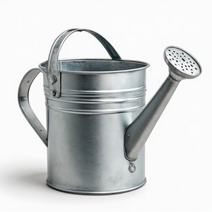 Premium Rustic Galvanized Watering Can Crafted For Farmhouse <b>Garden</b> Decor And Functional Plant Watering Solutions - Product Image 4