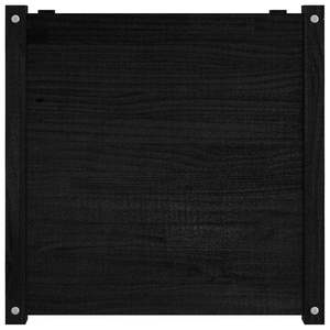 Macetas y jardineras de madera de pino negro sólido, duraderas y medianas, para jardín - Product Image 4