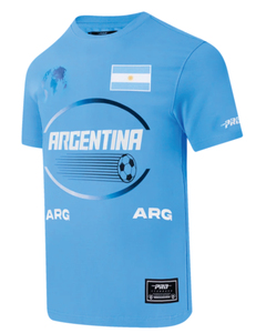 Camiseta Azul de la Selección Argentina, Manga Corta, Algodón, Informal, Unisex, Cuello Redondo, Corte Regular, Transpirable, Secado Rápido, 240g - Product Image 2