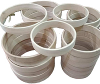 Cerceau de tambour en bois de saule fait main sur mesure de haute qualité, diamètre 16 pouces, peau de mouton transparente incluse, baguette de percussion manuelle