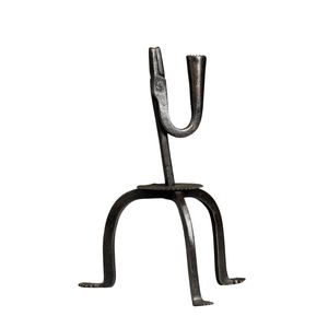 Candelabro de Hierro Forjado a Mano con Acabado en Polvo Metálico para Centro de Mesa de Comedor o Decoración de Pasillo - Product Image 5