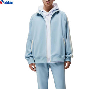 Ensemble de survêtement unisexe tendance, décontracté, à manches longues, avec pantalon large, pour couple, idéal pour la course et l'entraînement en extérieur - Product Image 2