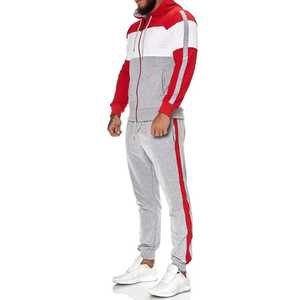 100%Cotton Gym Long Zipper Tracksuit 380GSM Top Premium Quality Direct Pakistan Supplier <b>Pullover</b> <b>Men</b> Tracksuit . - Product Image 5