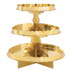 Customized Printed Design Enamel <b>Cake</b> <b>Server</b> Bowl Set With Thick Wooden Base For Party Cupcake And Event Decor Fruits Bowl - Product Image 5