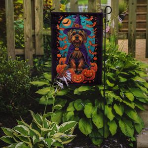Silky Terrier Witchy Halloween <b>Garden</b> <b>Flag</b> Multicolor Mailbox Decorative Yard Banner Patio Artwork for Flower Beds Small Size - Product Image 2