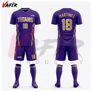 Maillots de football personnalisés Vafir Industries 2026 en gros - Haute qualité 100% polyester 160g Col ras du cou Unisexe Séchage rapide Respirant - Product Image 4