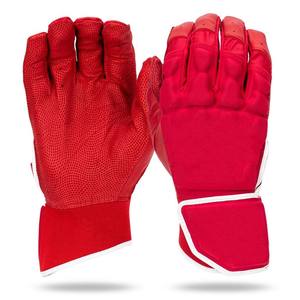 Guantes de Bateo de Béisbol y Sóftbol de Cuero Transpirable para Adultos, Guantes Deportivos con Agarre Antideslizante en la Palma para Receptores, con Logotipo Personalizado - Product Image 6