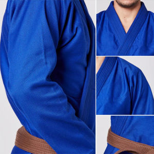 Uniforme de Artes Marciales al por Mayor, Ropa de Entrenamiento de Karate, Kimono de Jiu-Jitsu Brasileño, Elástico, 100% Algodón, Ligero - Product Image 4
