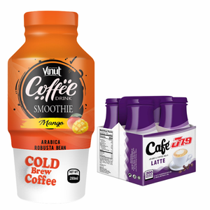 OEM ODM Beverage Manufacturing Service Instant Cold Brew Coffee Arabica Robusta <b>Blend</b> PET <b>Bottle</b> 280ml Non-GMO VINUT 10 Brix 18 - Product Image 1