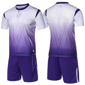 Maillot de football professionnel léger à manches courtes été 26/27, 100 % polyester respirant, kits de maillots de football en mesh, haute qualité OEM - Product Image 4