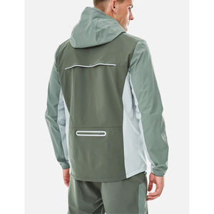 Ensemble de survêtement réfléchissant haute qualité pour homme : veste coupe-vent et pantalon imperméable, style streetwear, vente en gros - Product Image 6