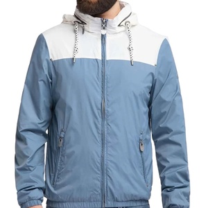 Winter Water-Resistant Windbreaker <b>Jacket</b> Lightweight High Street Style with Stand Collar OEM Service Plain Dyed Technics 2026 - Product Image 1