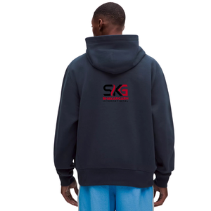 Sweat à capuche personnalisé pour homme en tricot gaufré gris |   Sweat-shirt décontracté à manches longues avec poignets et ourlet côtelés |   OEM Private Label Appa - Product Image 6
