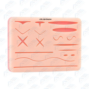 Kit de práctica de sutura para estudiantes de medicina con fórceps de almohadilla de sutura de silicona para heridas precortadas e instrumentos médicos manuales - Product Image 6