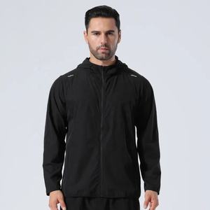 Conjunto Deportivo de 2 Piezas para Hombre, Chaqueta Cortavientos para Entrenamiento, Running y Senderismo, Cuello Alto, Proveedor de Ropa Deportiva Personalizada al por Mayor - Product Image 3